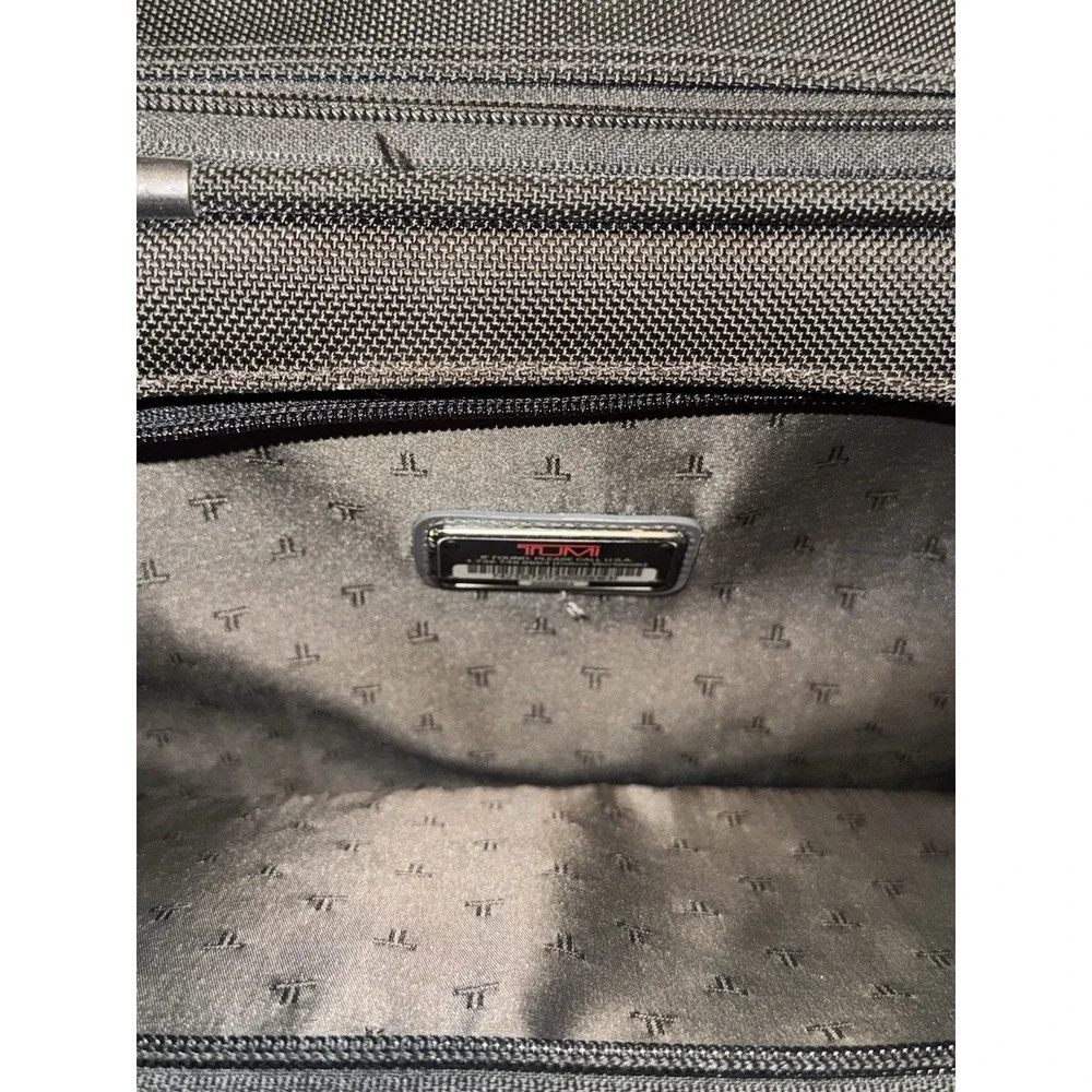 TUMI Black Ballistic Nylon Rolling Carry On Suitcase 22x14x12 Luggage